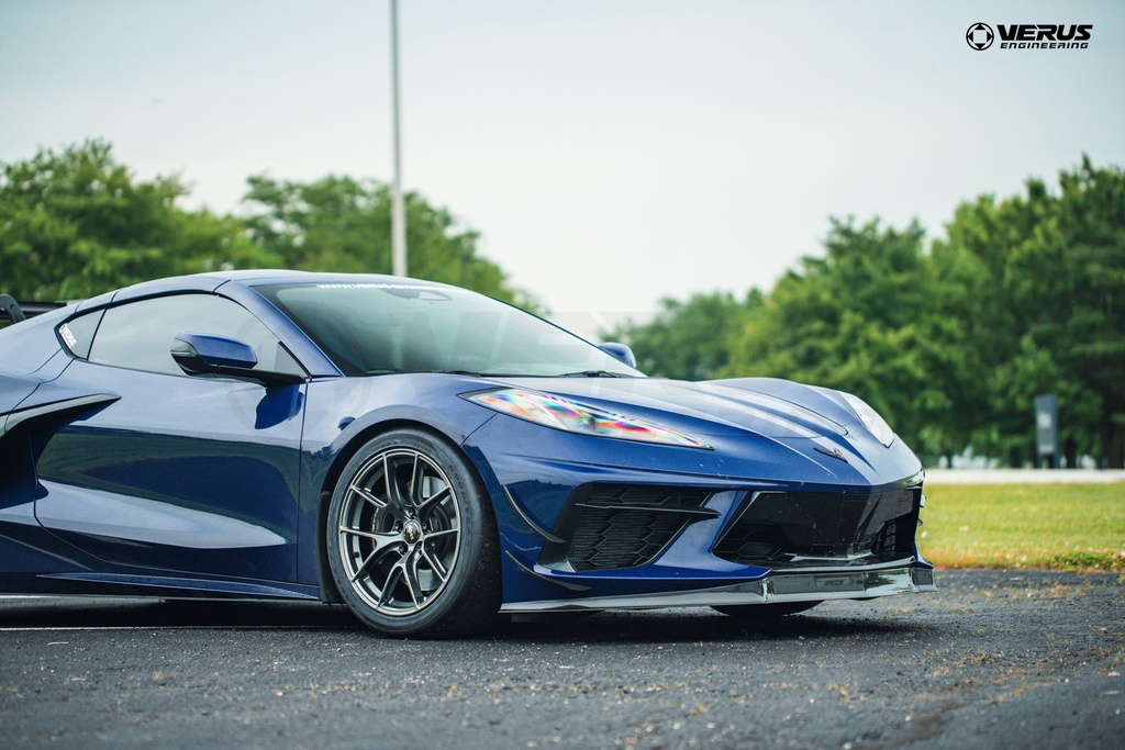 Carbon Front Air Dam - Corvette Stingray (C8) | Verus Engineering